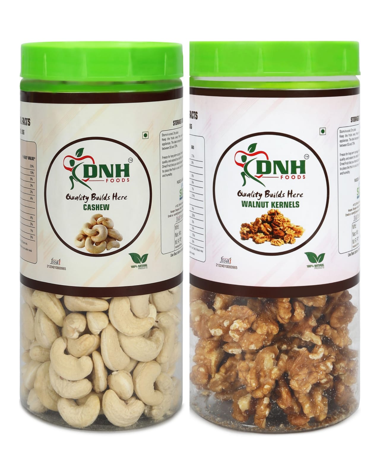 DRY FRUITS COMBO 300 GRAMS PACK 150 X 2 PC    CASHEW | WALNUT       - Good for Joints, Rich in Healthy Fats