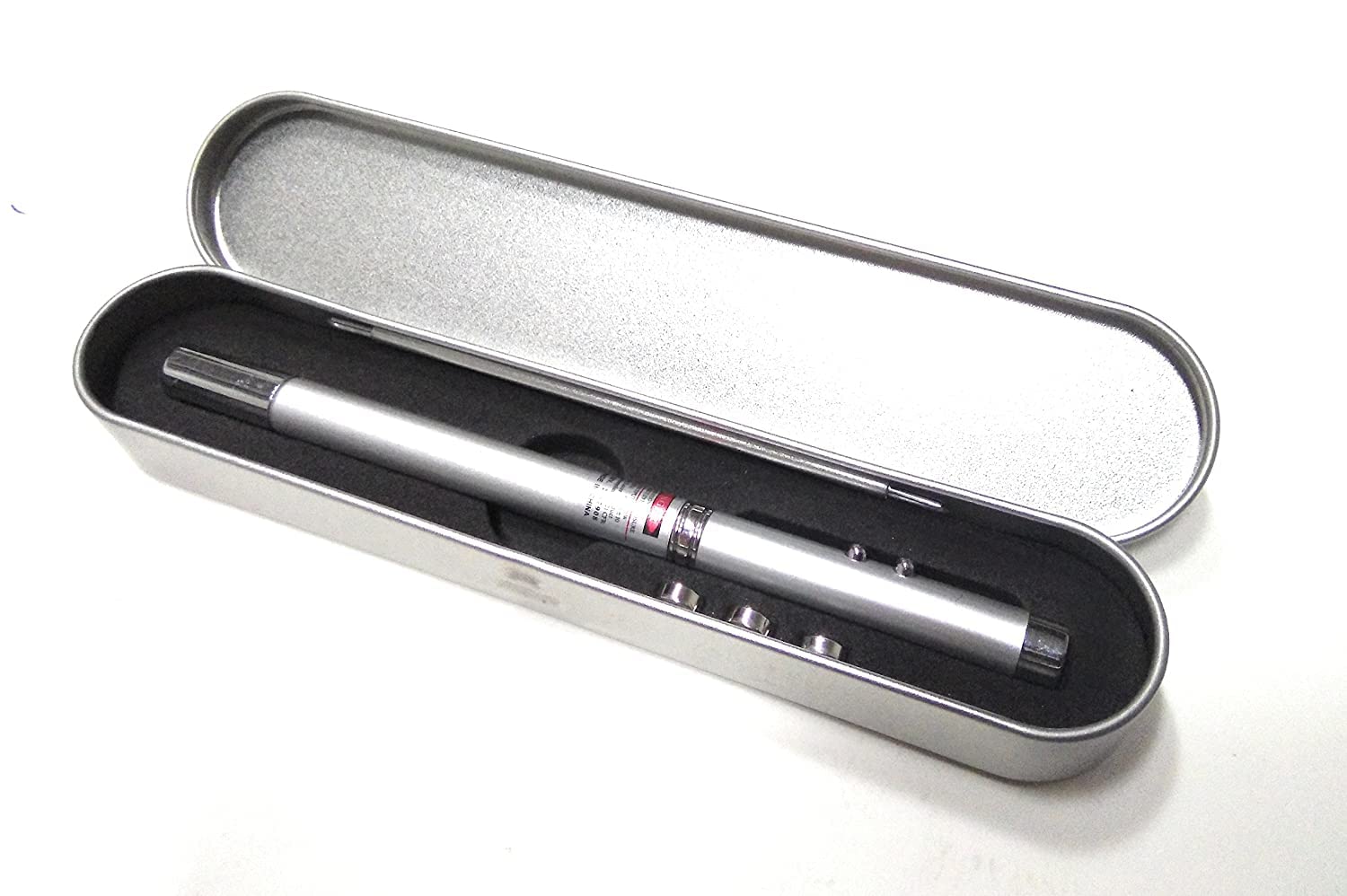 AABHA 5 In 1 Multipurpose Antenna Pen With Torch, Laser, Pointer, Magnet, And Pen - A Perfect Corporate Gift (Gift Box) (Cells Included) - Hardware, Tools and Home Safety | Buy online on ZillyBuy