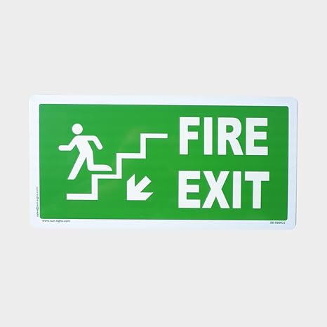 Fire exit signage - Hardware, Tools and Home Safety | Buy online on ZillyBuy