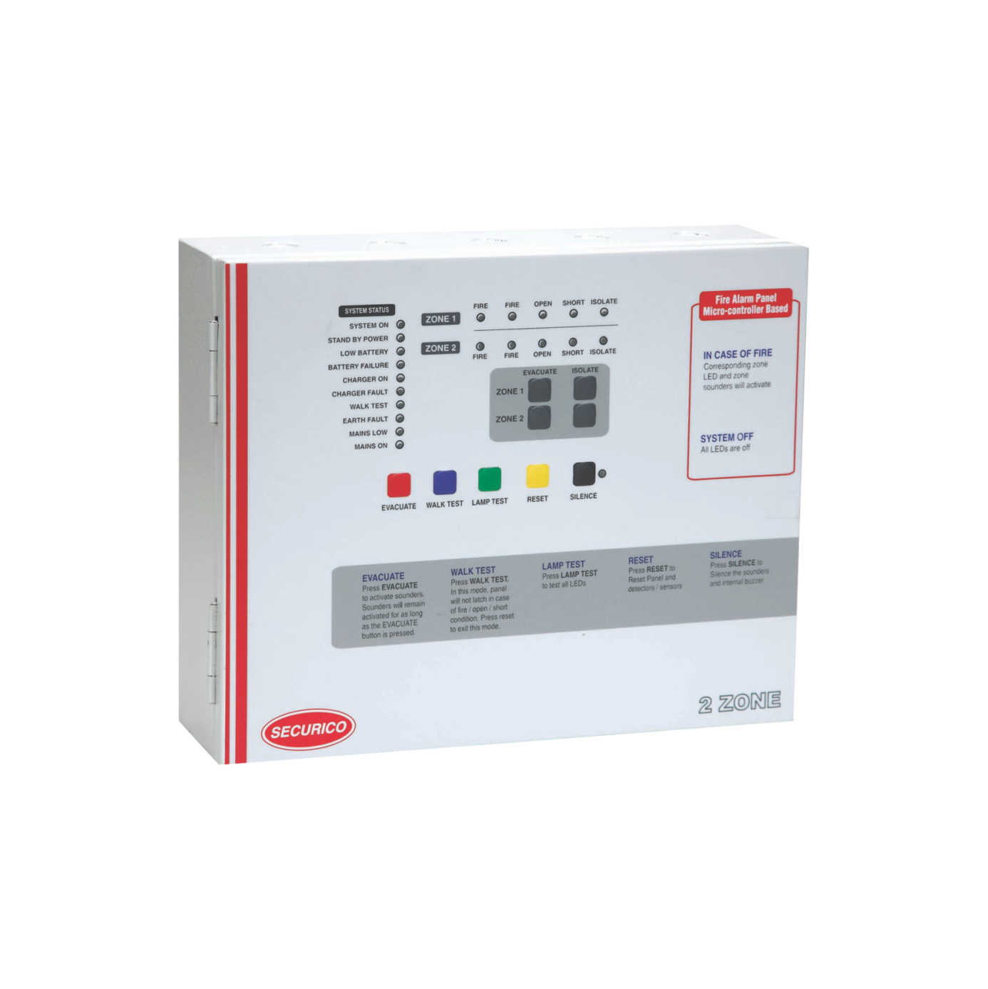 Fire alarm panel SEC F02 - Hardware, Tools and Home Safety | Buy online on ZillyBuy