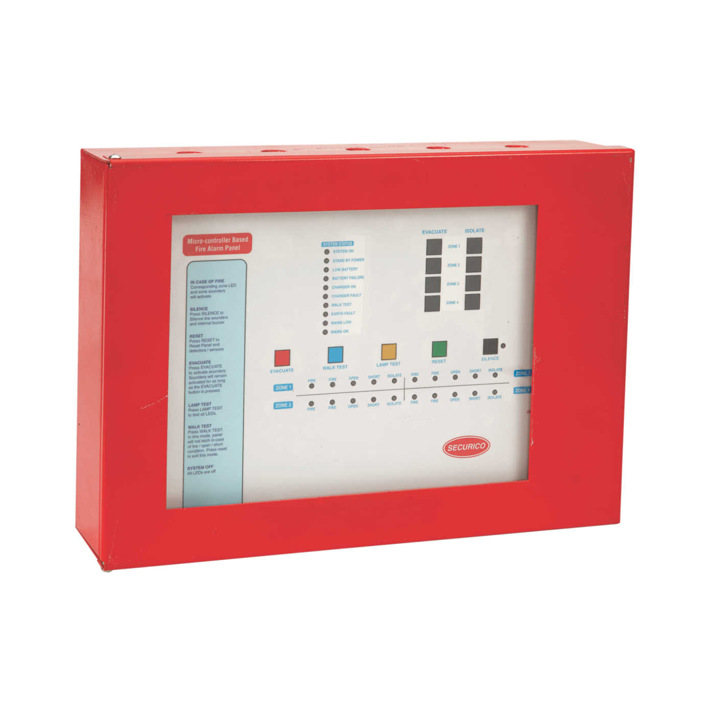 Fire alarm panel SEC F04 - Hardware, Tools and Home Safety | Buy online on ZillyBuy