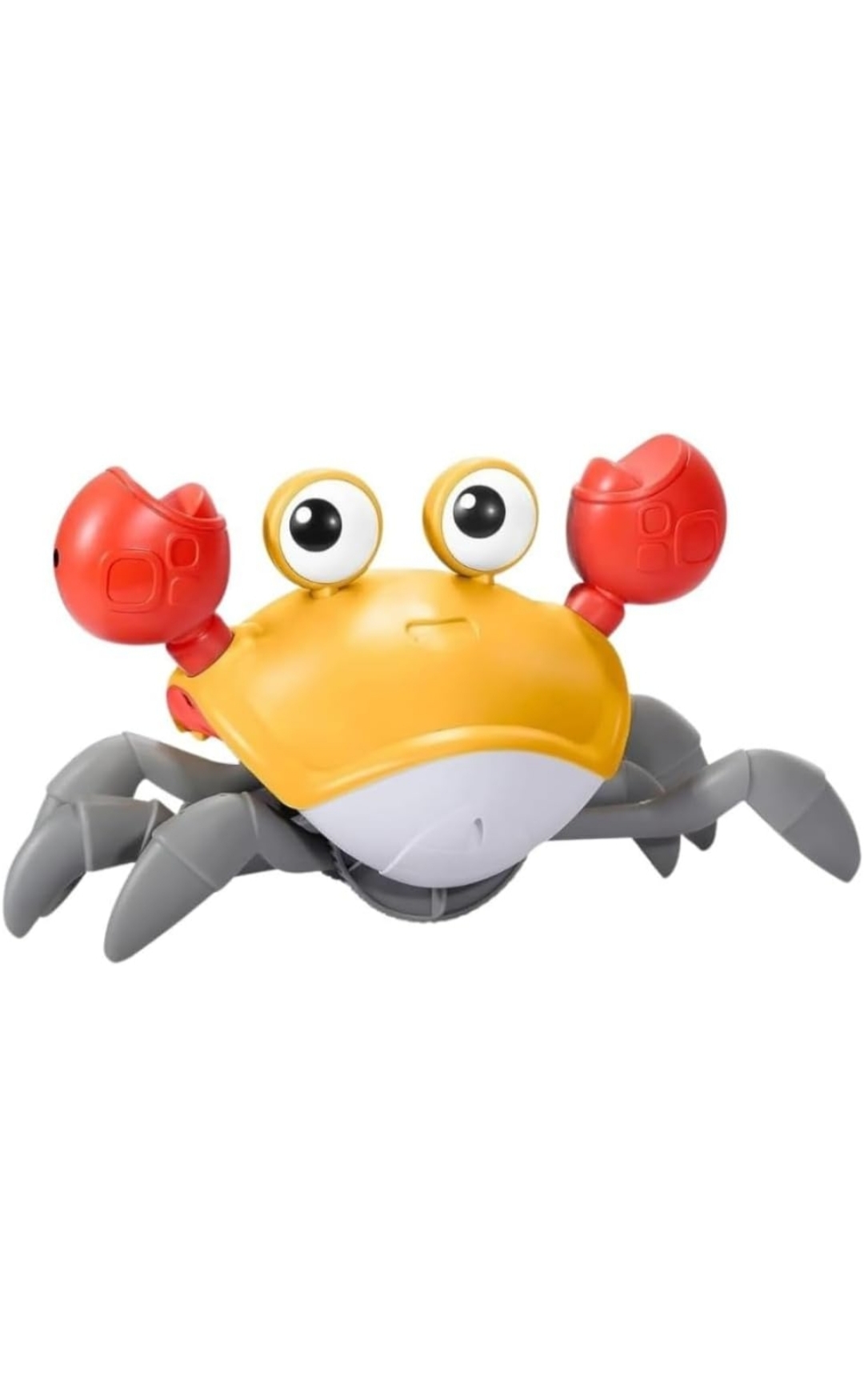 Crawling Crab Baby Toy for Kids Toddlers Infant Tummy Time Interactive Moving Toys for Babies 12 Months Electric Sensor Musical Dancing Walking Crab Toy Gift Rechargeable,Multicolor - Toys and Games | Buy online on ZillyBuy