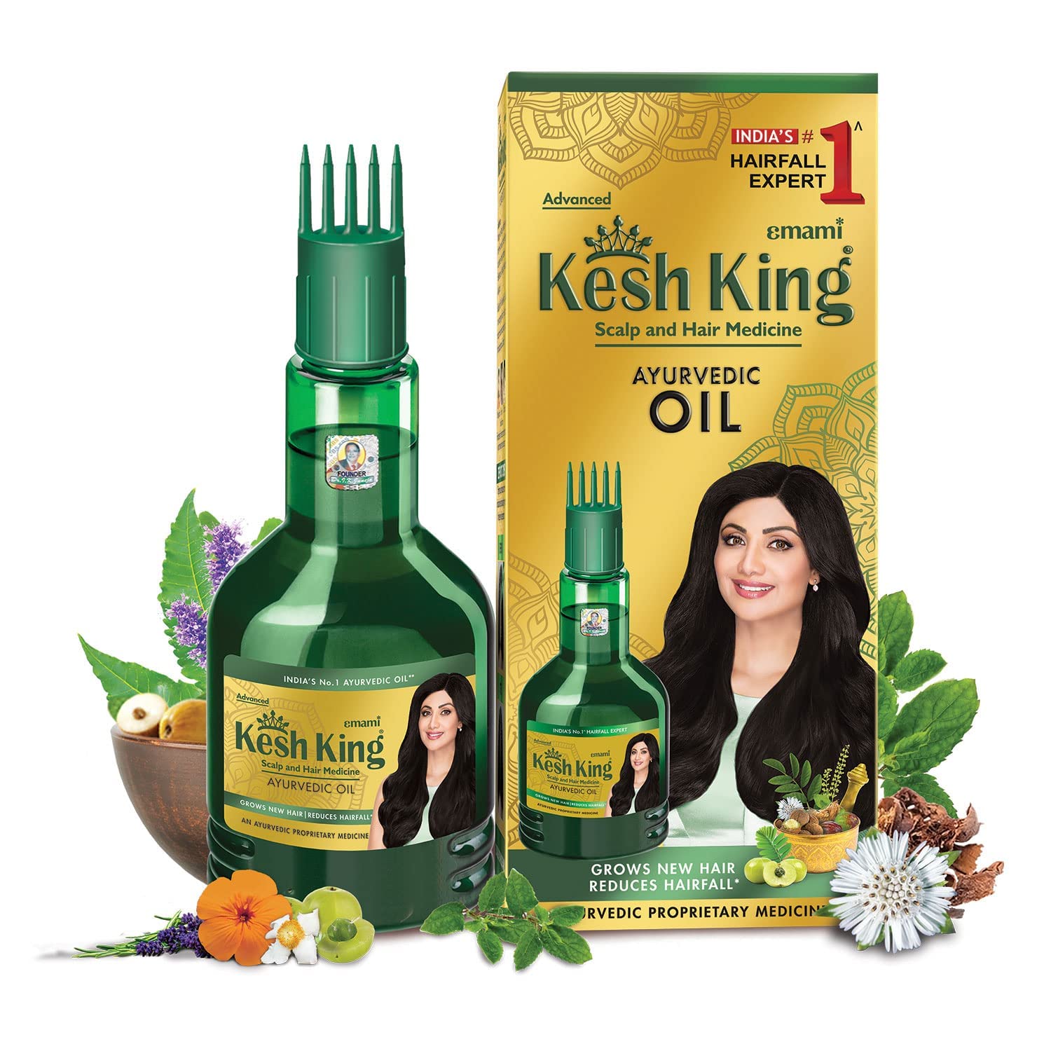 Kesh King Ayurvedic Scalp and Hair Oil, 50ml
