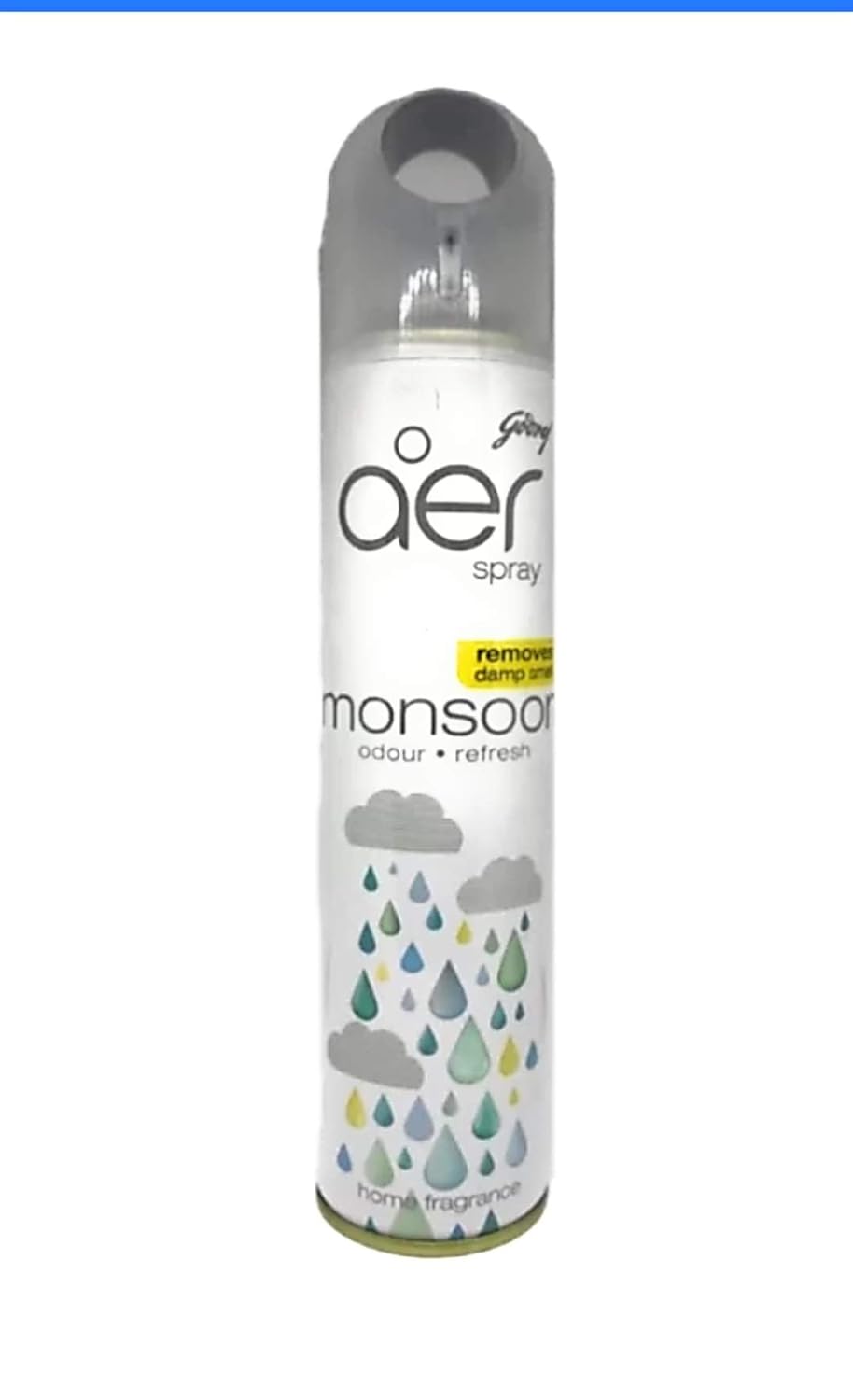 Godrej Aer Monsoon Odour Refresh Spray (220 ml, White)