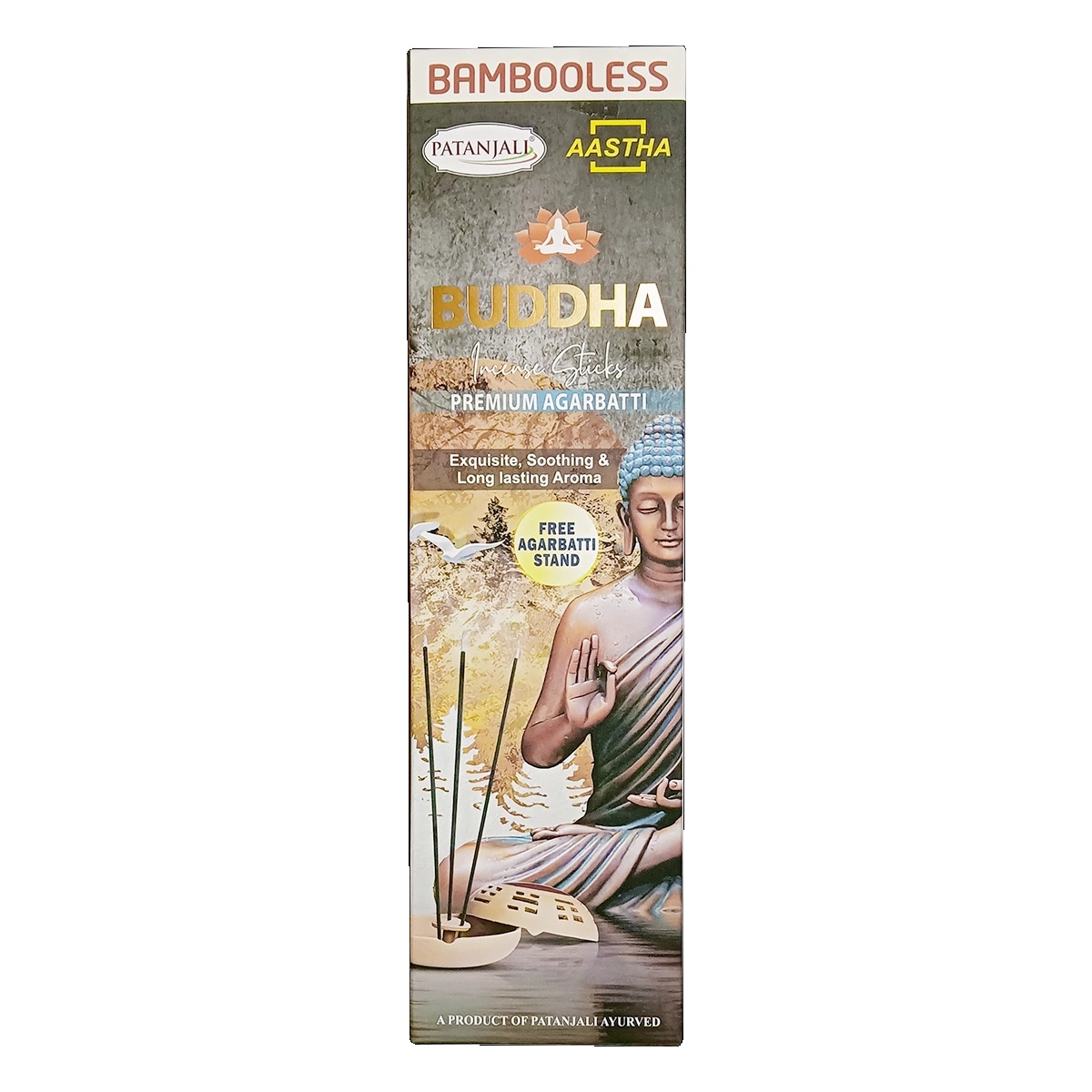 Patanjali Aastha Bambooless Agarbati Buddha 80gm - Pooja Needs | Buy online on ZillyBuy