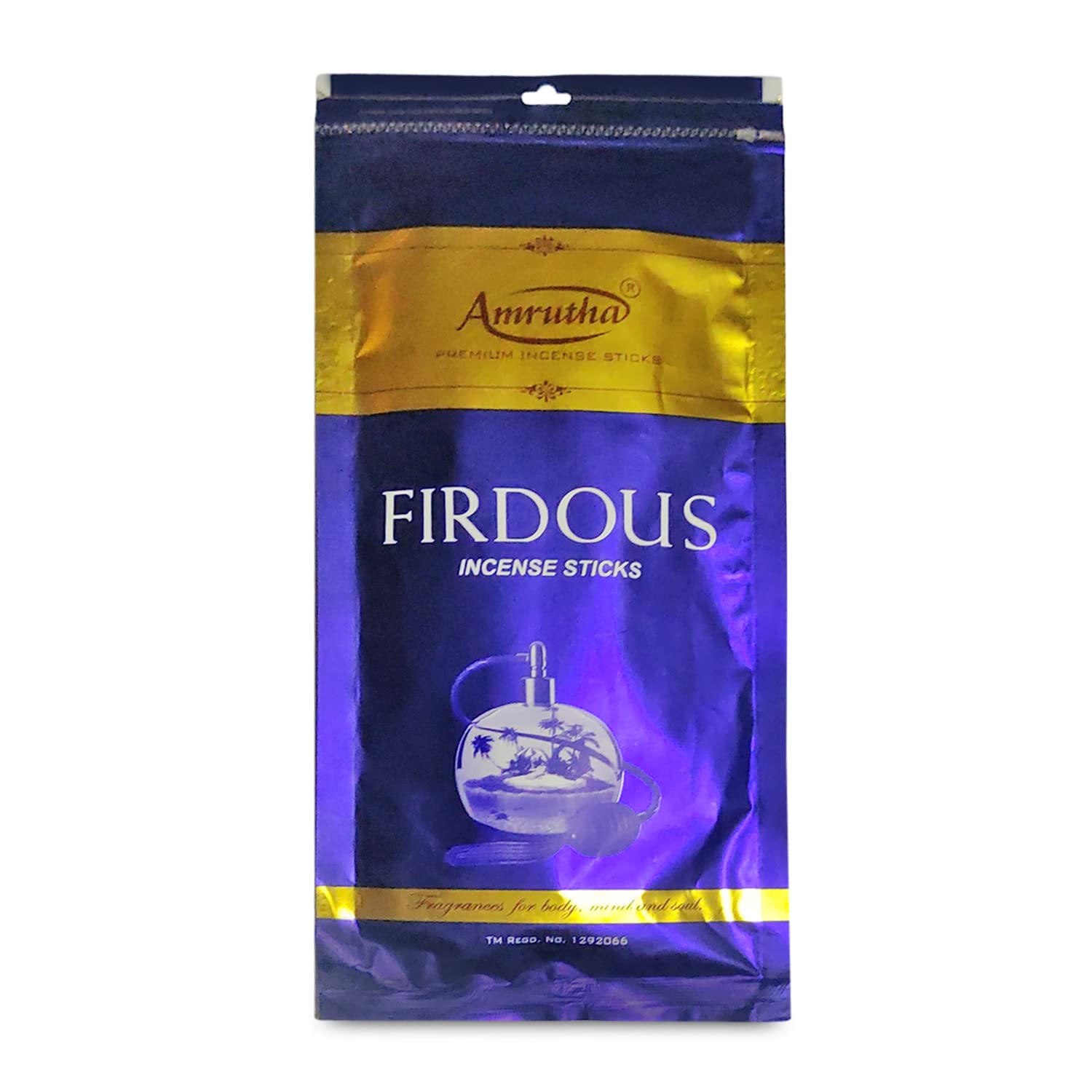 Amrutha Firdous Incense Sticks Zipper, 125g, Pouch - Pooja Needs | Buy online on ZillyBuy