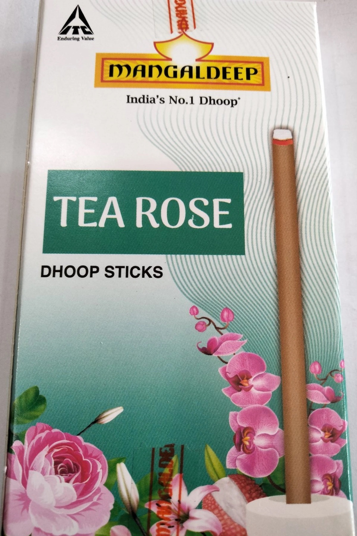 MANGAL DEEP TEA ROSE DHOOP STICKS 9gm - Pooja Needs | Buy online on ZillyBuy