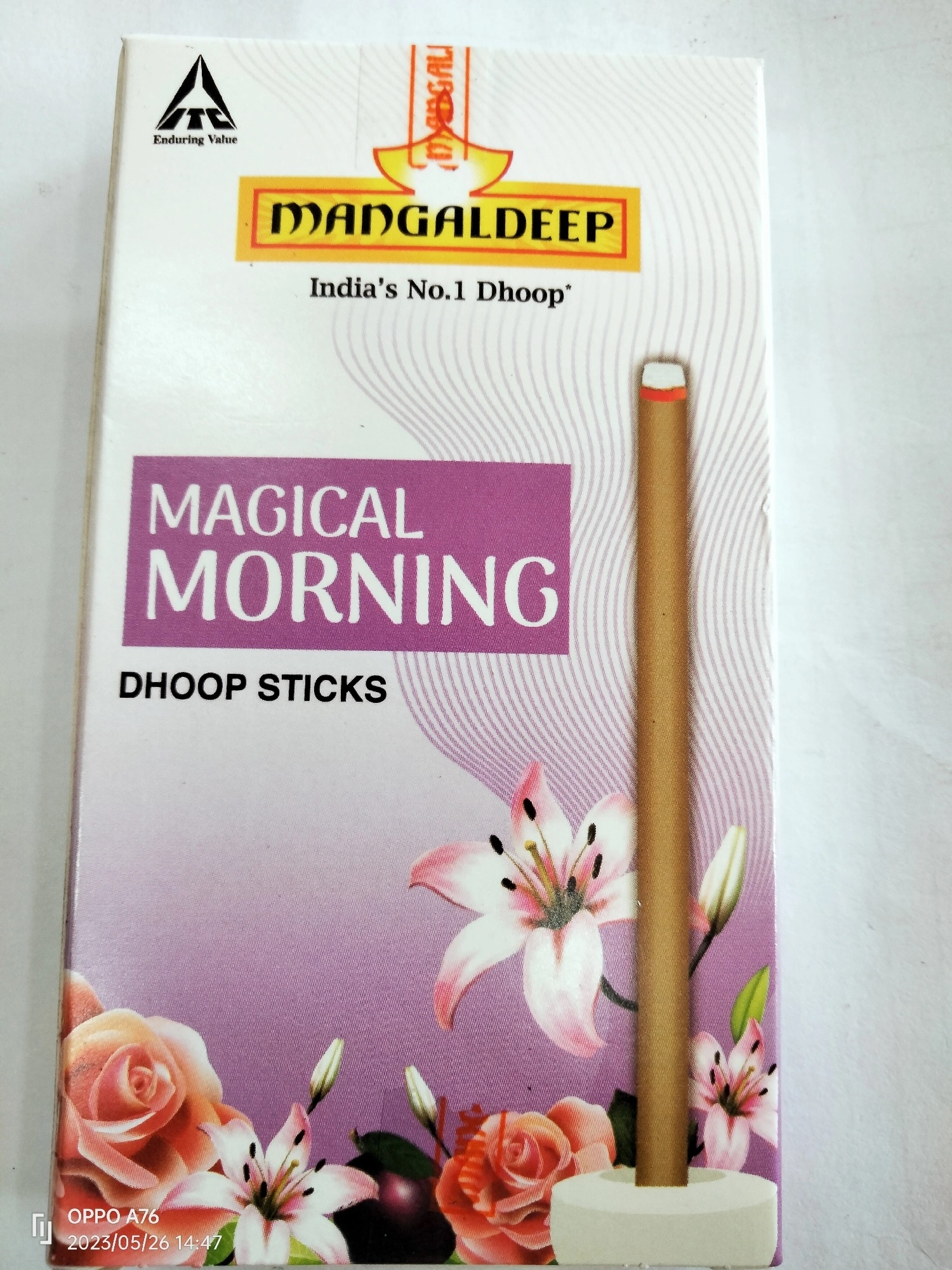 MANGAL DEEP MAGICAL MORNING DHOOP STICKS 9gm - Pooja Needs | Buy online on ZillyBuy
