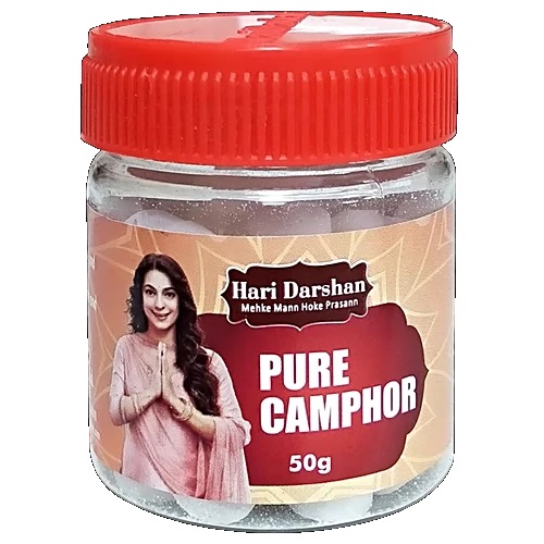 Hari Darshan Pure Camphor, 25 g Jar - Pooja Needs | Buy online on ZillyBuy