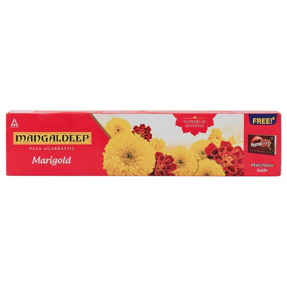 Mangaldeep Marigold Agarbatti 76 pcs - Pooja Needs | Buy online on ZillyBuy