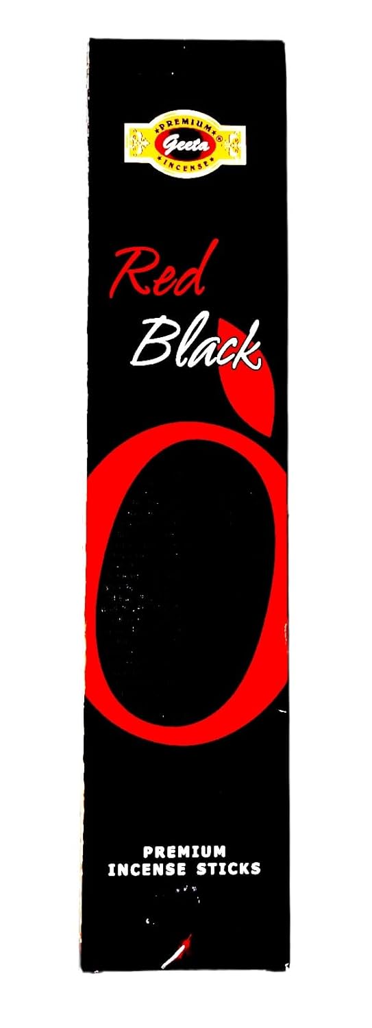 Red Black Premium Incense Stick with Natural Herbs and Long Lasting Fragrance 15gm - Pooja Needs | Buy online on ZillyBuy
