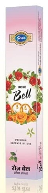 Geeta Rose Bell Premium Incense Sticks 15gm - Pooja Needs | Buy online on ZillyBuy