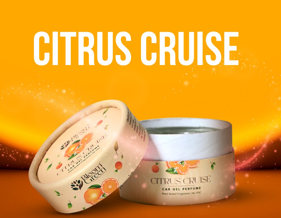 Citrus Cruise Car Gel Perfume Freshener Spray by Bloom Green - Car and Shoe Care | Buy online on ZillyBuy