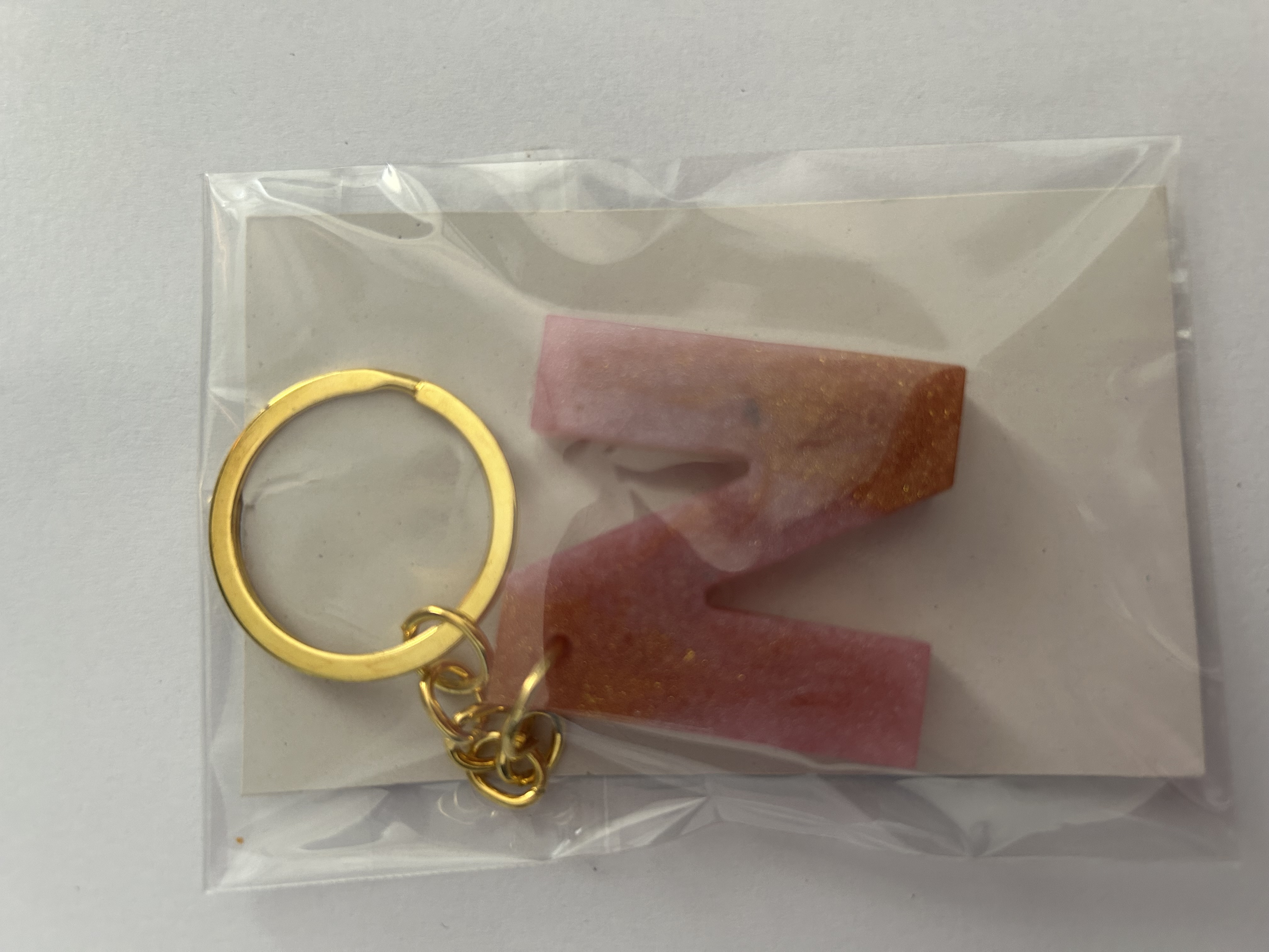 N keychain Resin material