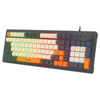 Ant Esports MK800 Pro Wired Mechanical Membrane Backlit Gaming Keyboard dusty gray