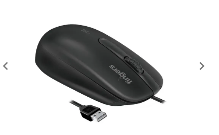 FINGERS MasterHit USB Wired PC Mouse black