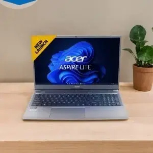 Acer [Smartchoice Aspire Lite AMD Ryzen 3 5300U Premium Thin and Light Laptop french gray