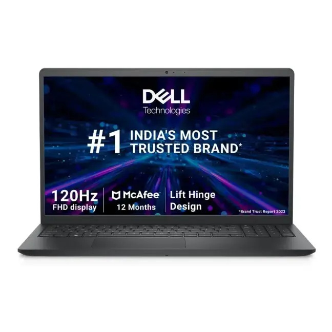 Dell Inspiron 3535 Laptop, AMD Ryzen R3-7320U, 8GB, 512GB, 15.6" (39.62cm) FHD WVA AG 120Hz Display, Win 11 + MSO'21 black