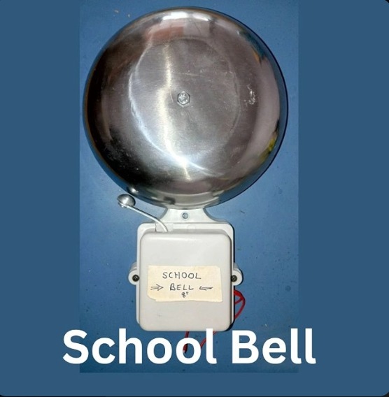 School Bell Large Size silver