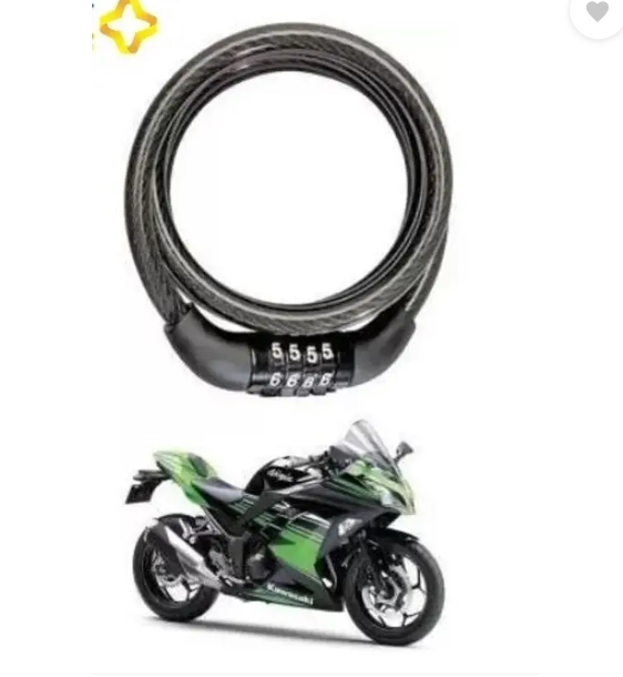 Orld Universal Number Chain Cable Bike/Bicycle Helmet Lock Cycle Lock 4 Digit Lock++ Cycle Lock - Hardware, Tools and Home Safety | Buy online on ZillyBuy