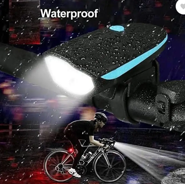 Orld  Cycle Light and Horn/Rechargeable Waterproof LED Front Light (MultiColor*) LED Front Light  (Multicolor) - Electricals | Buy online on ZillyBuy