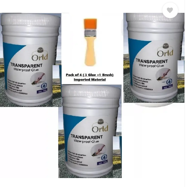 Orld Invisible Waterproof Glue Clear Adhesive (300+300+300) Crack Filler  (900 g) - Electricals | Buy online on ZillyBuy