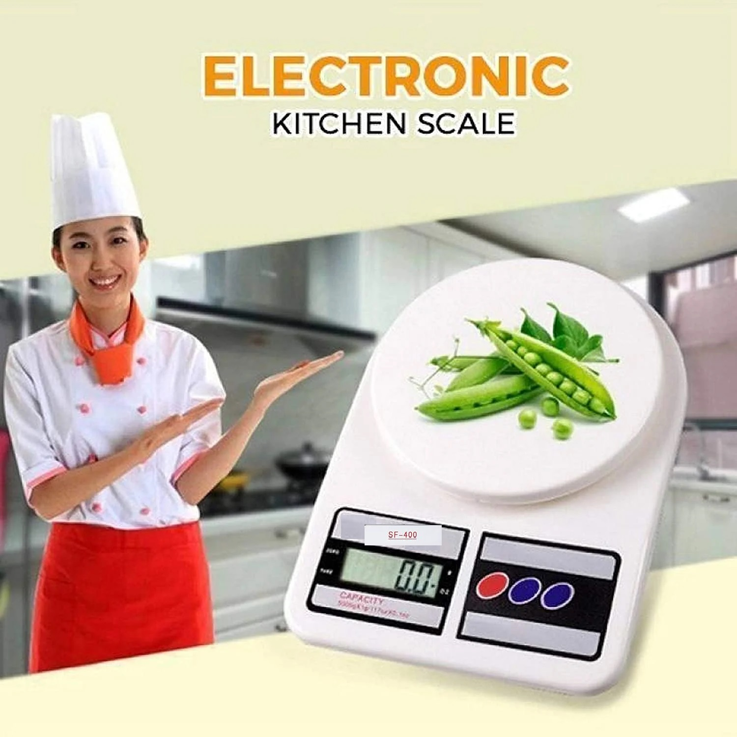 Digital Kitchen Food Weighing Scale * Weighing Scale  (White) - Electricals | Buy online on ZillyBuy