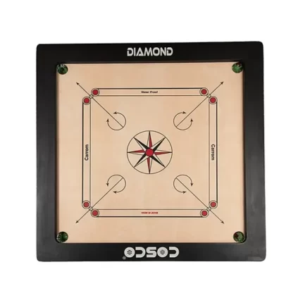 Cosco Diamond Carrom Board 35 Inches Black Beige - Toys and Games | Buy online on ZillyBuy