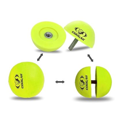 COUGAR Vinyl Rubber Tennis Trainer Ball Practice Single Self-Study Training Ball (Multi-Color, Standard Size) - Toys and Games | Buy online on ZillyBuy