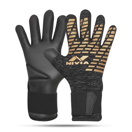 NIVIA Ashtang Gold Goal Keeper Gloves Black Gold - Toys and Games | Buy online on ZillyBuy