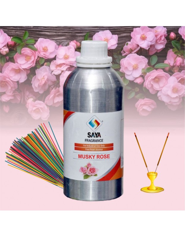 Musky Rose Fragrance for Agarbatti - Pooja Needs | Buy online on ZillyBuy