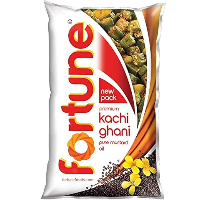 Fortune Kachi Ghani Mustard Oil 1 Litre