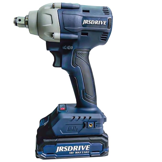 Eastman Jrsdrive Cordless Impact Wrench with 600W Power, 2200RPM no load speed, 1/2inch Drive, Torque 500 Nm, 1 Fast Charger, 1 Battery and 1 Socket (ECIW-600) - Hardware, Tools and Home Safety | Buy online on ZillyBuy