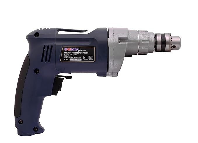 Eastman Electric Drill & Screw Driver set with 10mm Drill Capacity, 2500 Rpm, 500W input power and Bmc Box Carbon Set Home & Professional Use (ESD-010) - Hardware, Tools and Home Safety | Buy online on ZillyBuy