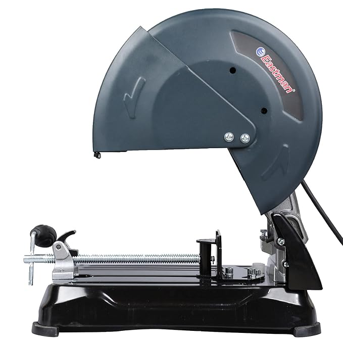 Eastman Heavy Duty Corded Electric Metal Cut Off Saw Machine 2400 W Power with 355 mm Wheel Dia 3800 Rpm, free Carbon Set with Solid Rigid Base (ECM-355A) - Hardware, Tools and Home Safety | Buy online on ZillyBuy