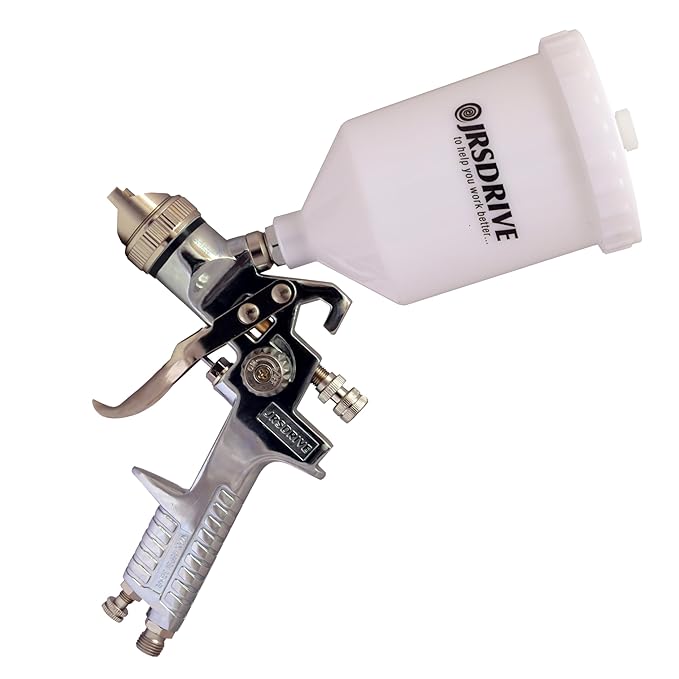 Eastman Paint Spray Gun for Automotive, Furniture, and Home Painting 1.4 mm Nozzle, Adjustable Air Pressure, 600ml Aluminum Cup, Includes Cleaning Brush (EPSG-827A) - Hardware, Tools and Home Safety | Buy online on ZillyBuy