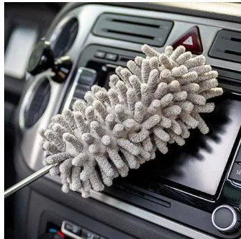 Multi Cleaning MicroFiber Extendable Duster Random Color silver