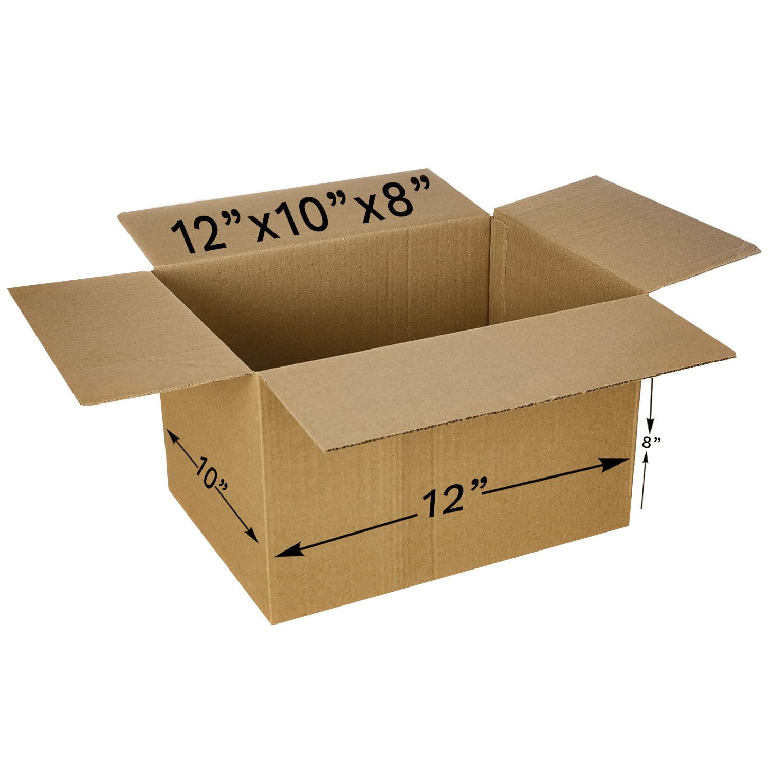 BonKaso 3 Ply Brown Corrugated Packaging Packaging Box Size:12x10x8 inch, Pack of 10 - Hardware, Tools and Home Safety | Buy online on ZillyBuy
