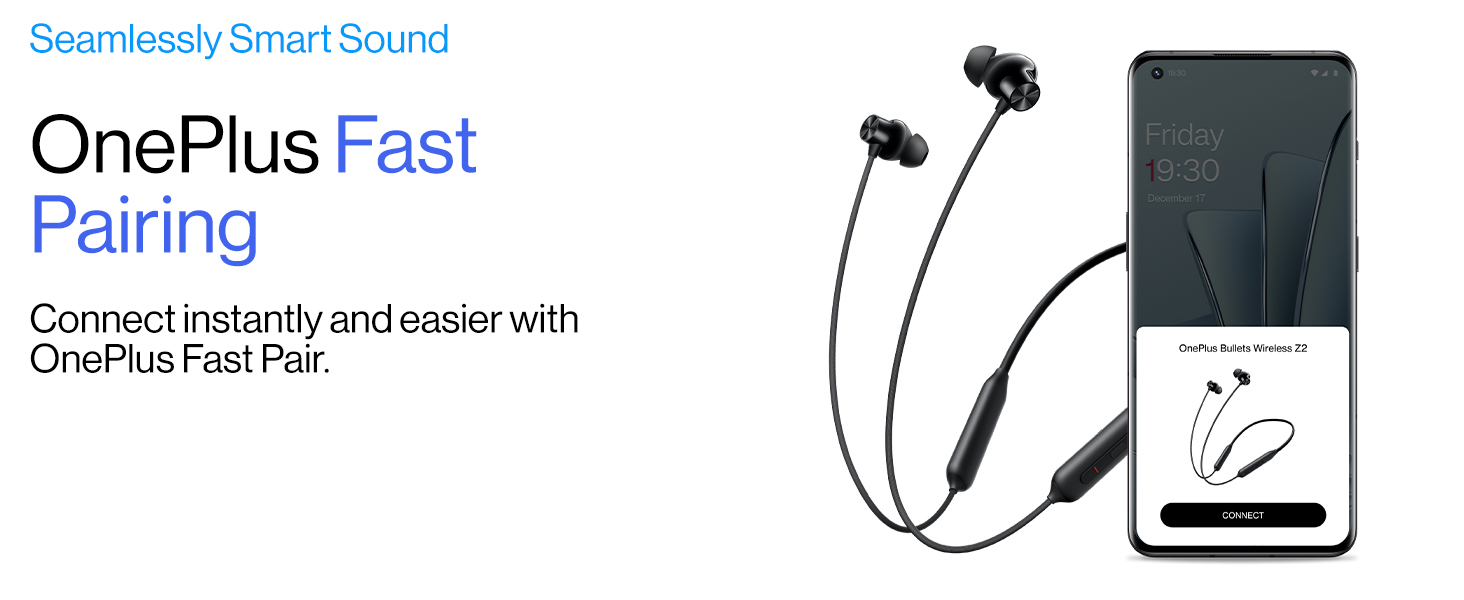 OnePlus Bullets Z2 Bluetooth Wireless in Ear Earphones with Mic, Bombastic Bass, 10 Mins Charge - 20 Hrs Music, 30 Hrs Battery Life (Acoustic Red)