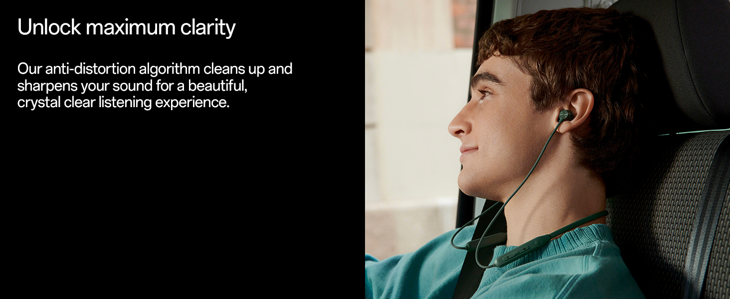 OnePlus Bullets Wireless Z2 ANC  Neckband with Active Noise Cancellation (IP55 Water Resistant, Upto 28 Hours Playback, Booming Black)