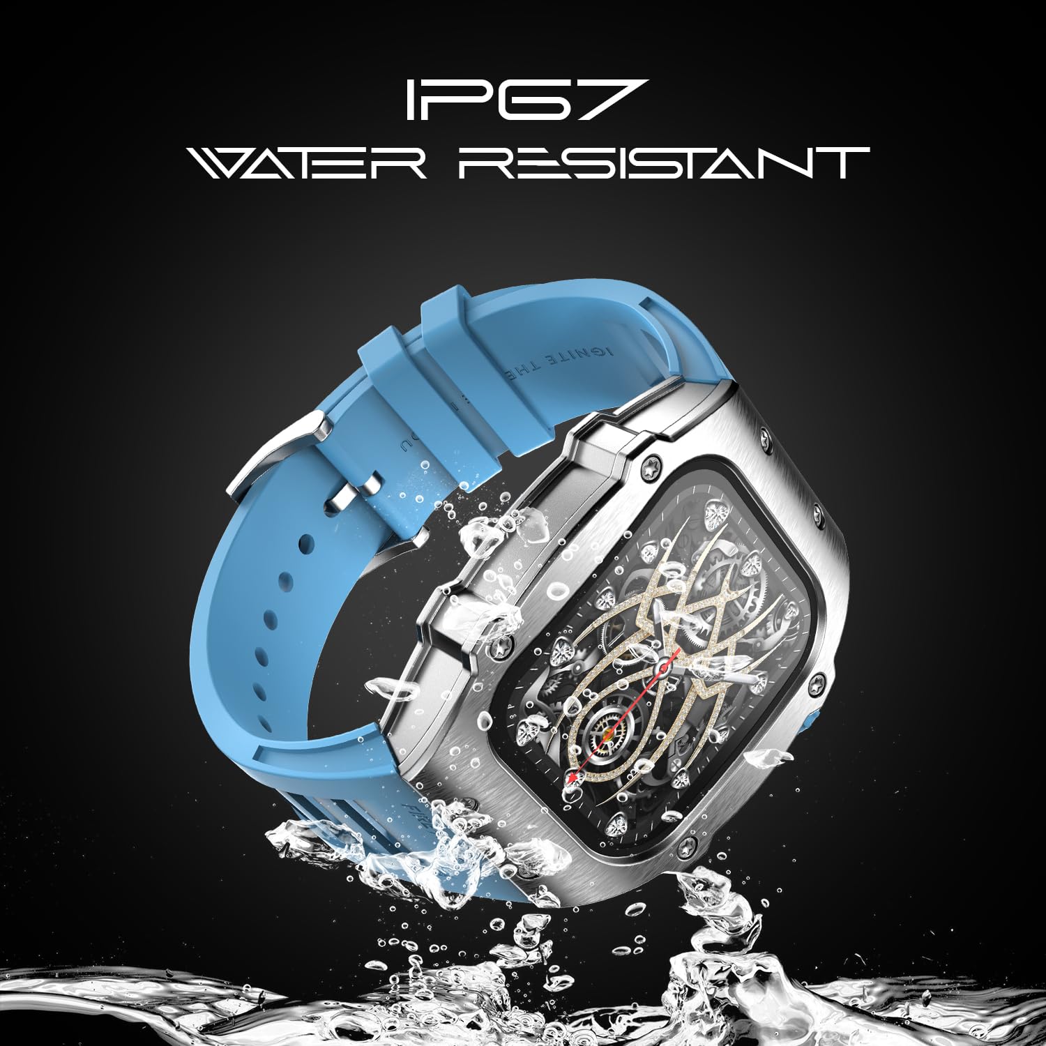 Fire-Boltt Ashphalt Smartwatch | 1.91" Display | BT Calling