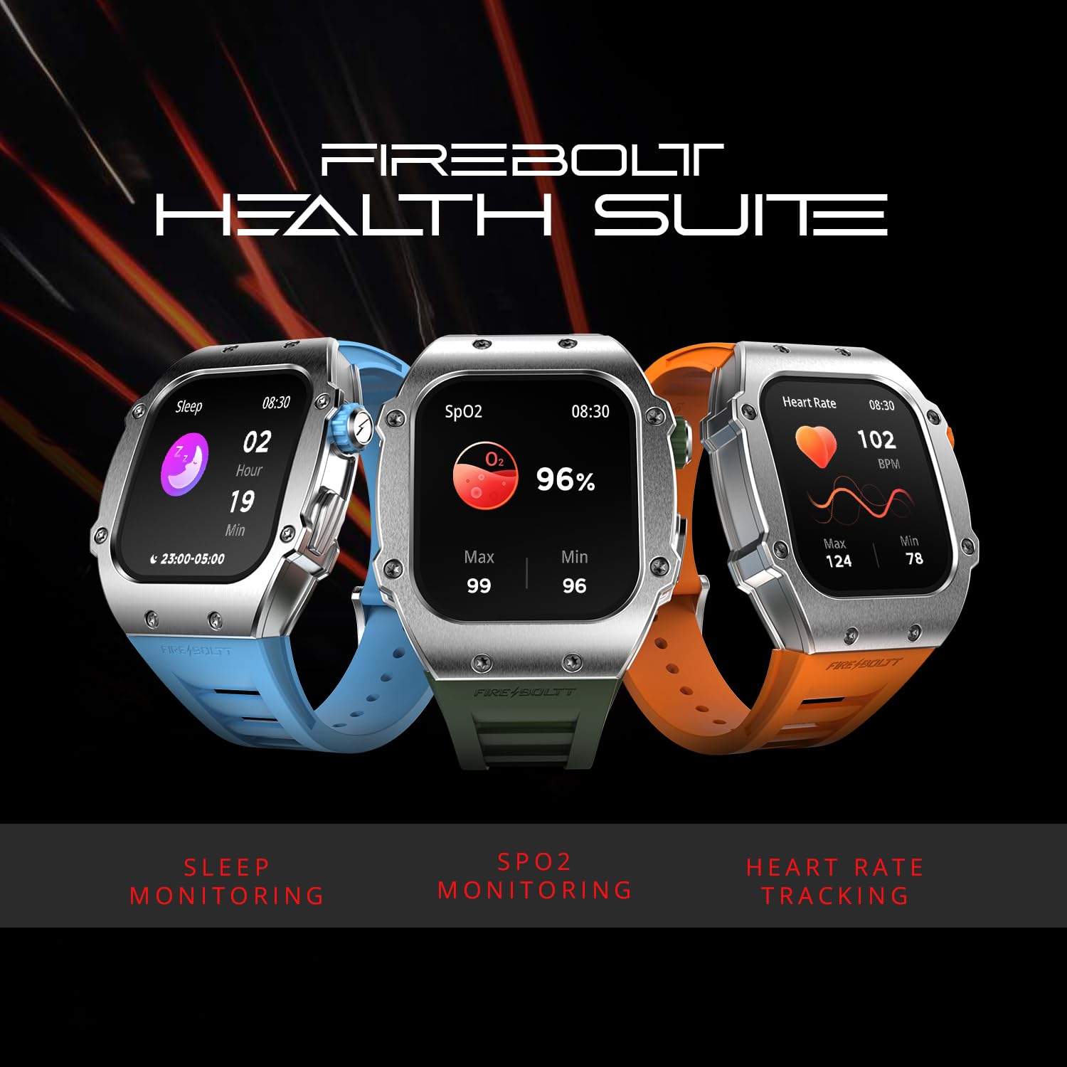 Fire-Boltt Ashphalt Smartwatch | 1.91" Display | BT Calling