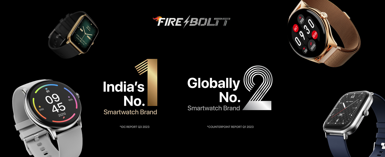 Fire-Boltt Ashphalt Smartwatch | 1.91" Display | BT Calling