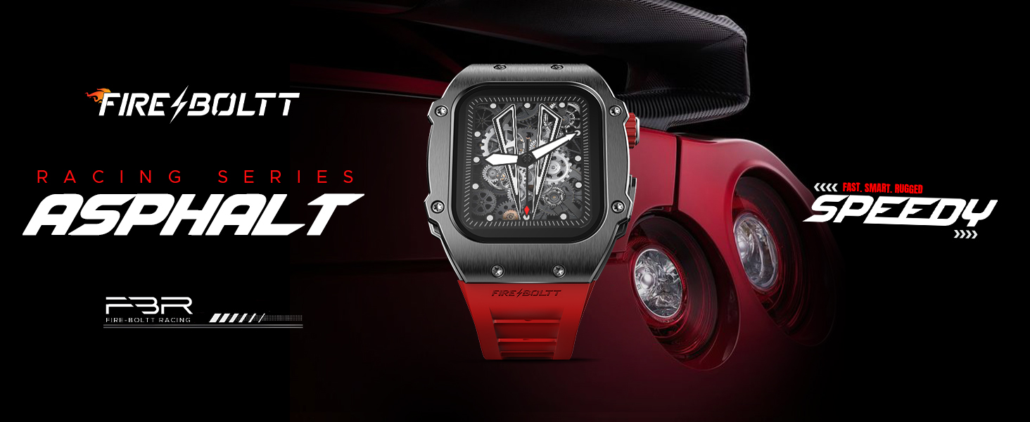 Fire-Boltt Ashphalt Smartwatch | 1.91" Display | BT Calling