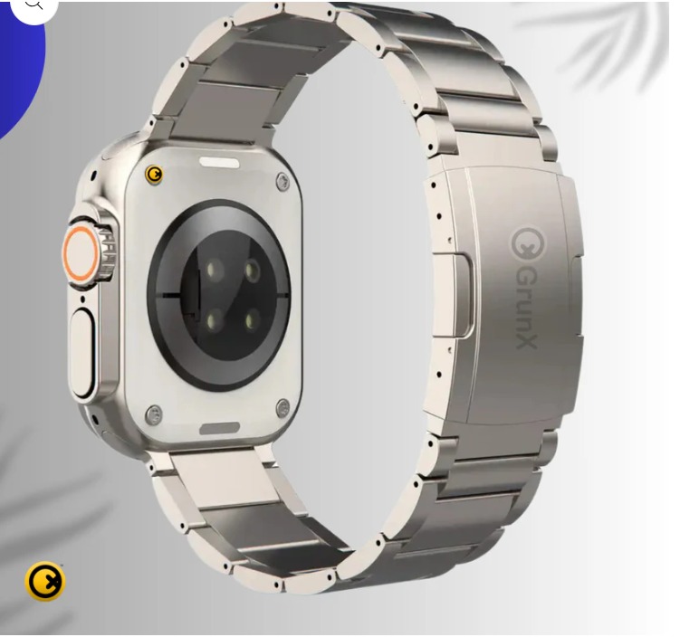Rabbit - Ultra Modern Titanium Strap For Apple Watch 41 MM Series Ultra/Ultra 2 - Watch Strap Band | Buy online on ZillyBuy
