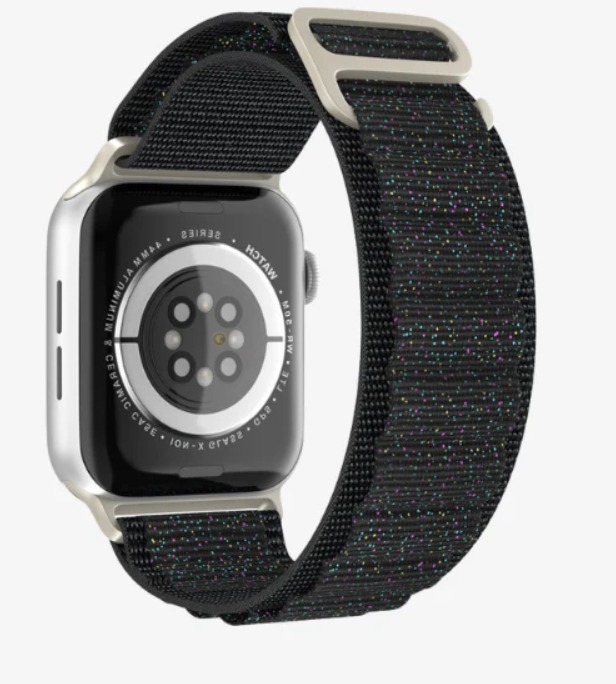 Galaxy - Signature Apple Watch Strap - Black Dots 49 MM - Watch Strap Band | Buy online on ZillyBuy