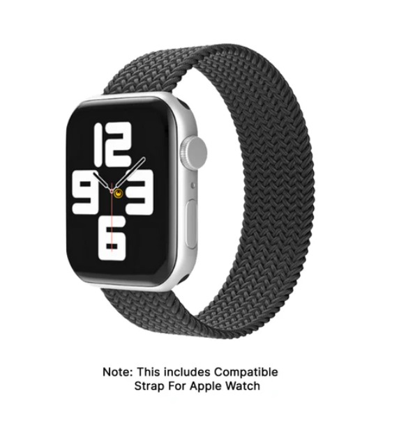Gym - Strong Elastic Apple Watch Strap - Black 49 MM - Watch Strap Band | Buy online on ZillyBuy