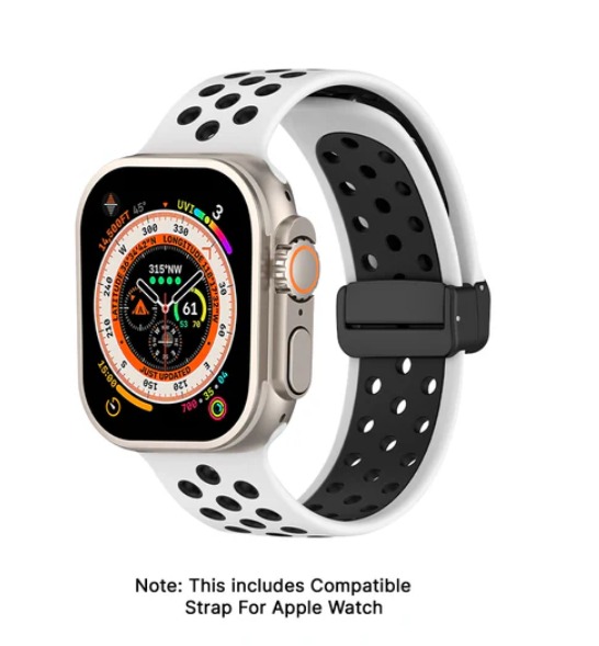 Atlanta - Magnetic Buckle Bracelet Liquid Silicone Watch Strap 49 MM - Watch Strap Band | Buy online on ZillyBuy