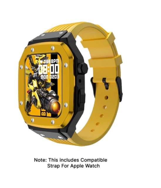 Bumblebee - Apple Watch Strap with Case - Yellow 44 MM - Watch Strap Band | Buy online on ZillyBuy