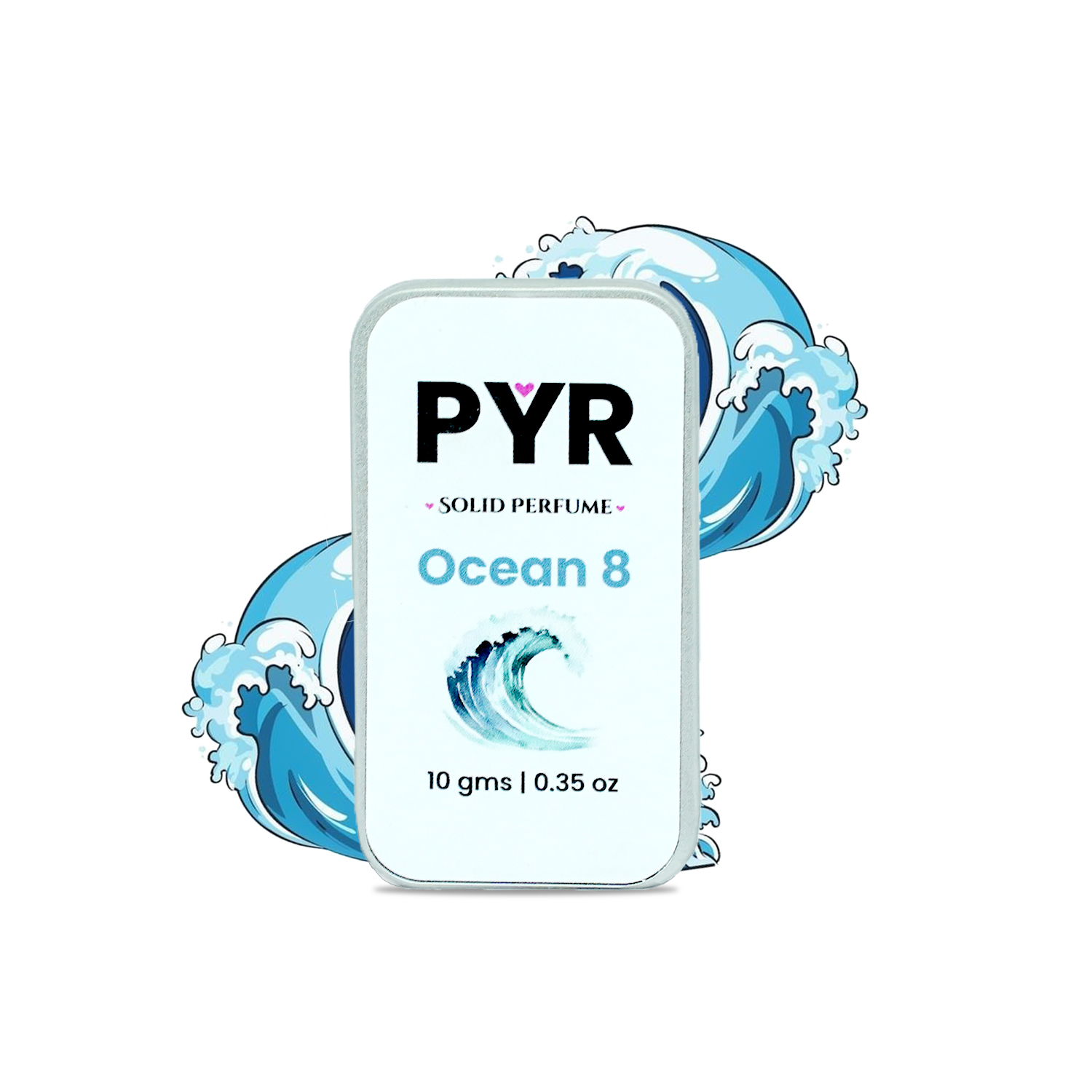 PYR Ocean8 Solid Perfume  Luxury Aquatic Scent | Travel-Friendly |10GM